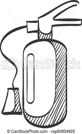 287x470 Sketch Icon - Fire Extinguisher Sketch