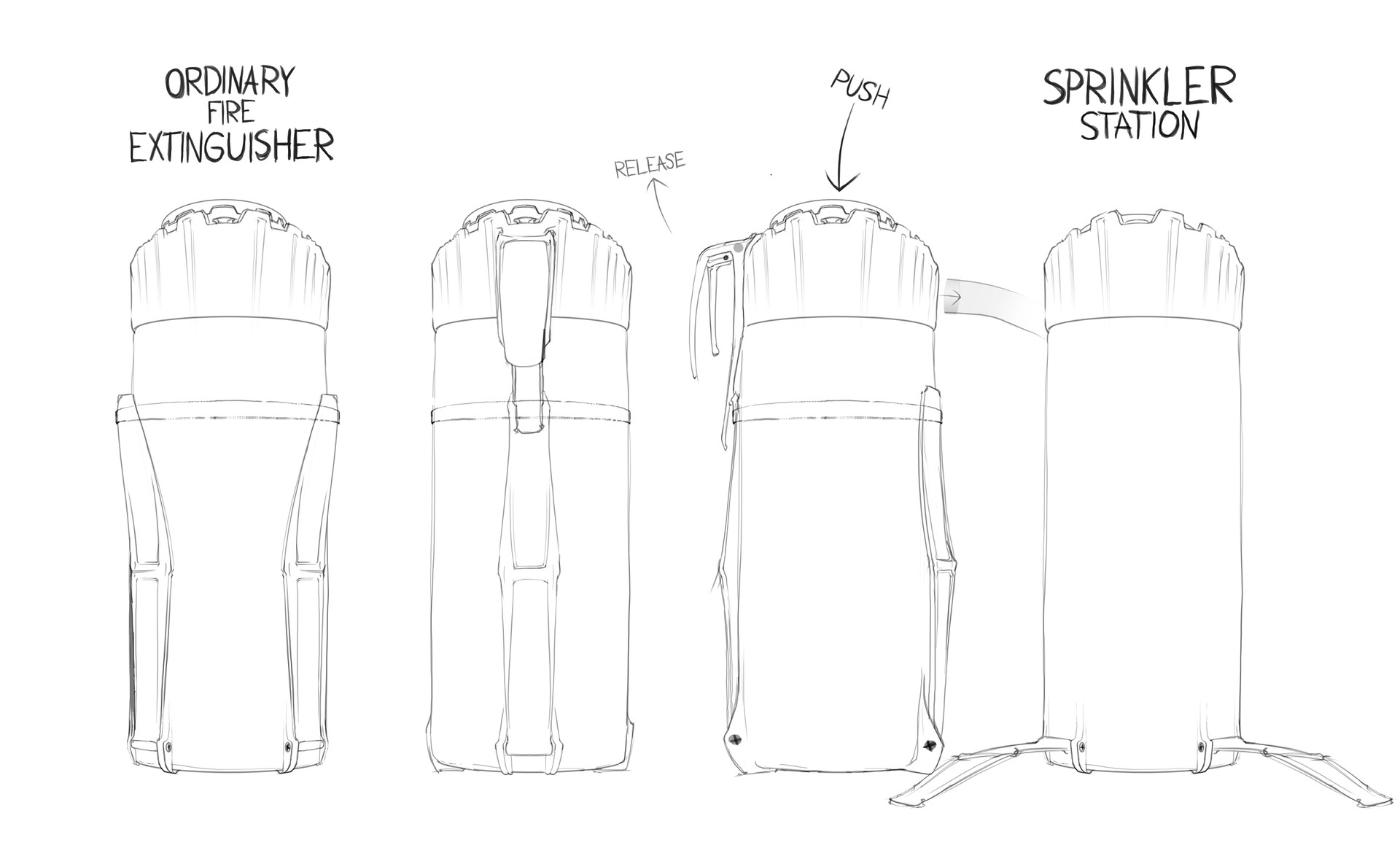 1920x1174 Artstation - Fire Extinguisher Sketch