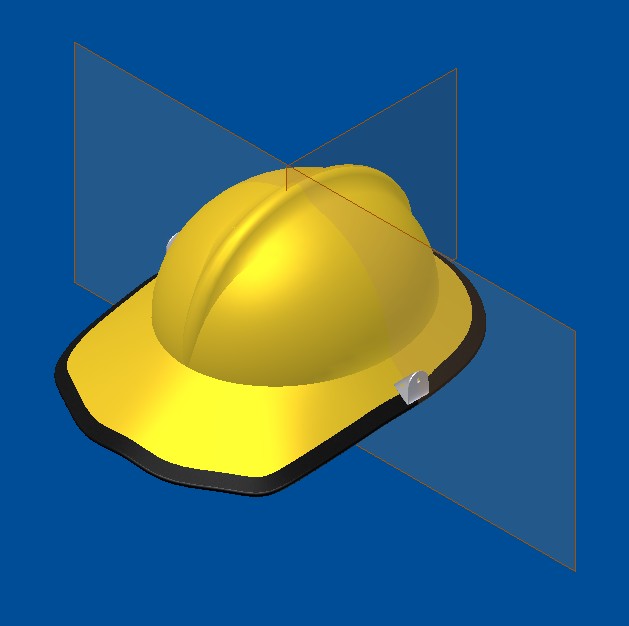 629x626 Auto Cad - Fire Helmet Sketch