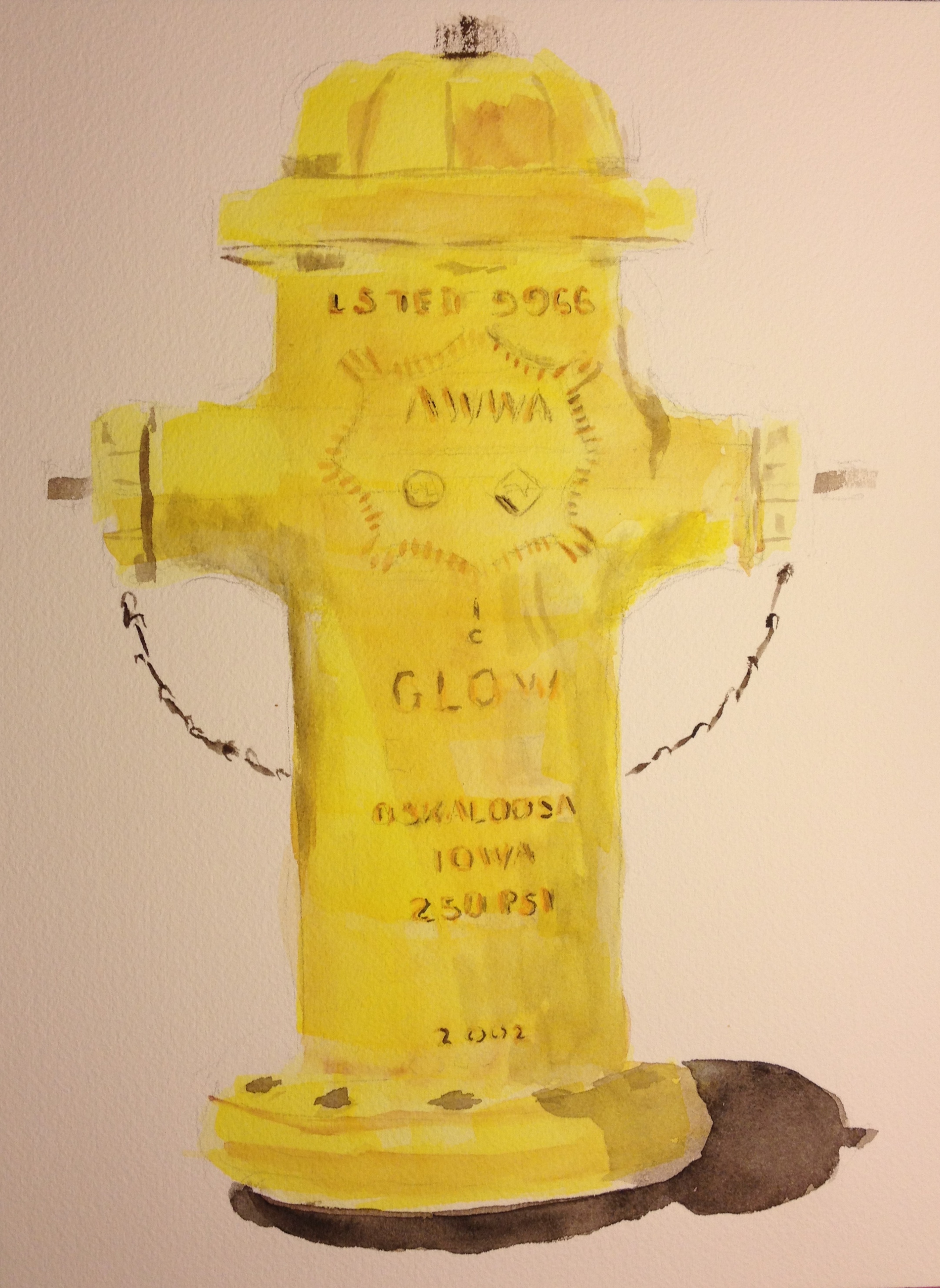2162x2961 Fire Plugs Brotherly Love - Fire Hydrant Sketch