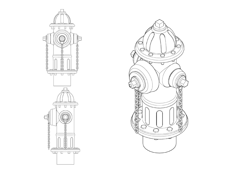 800x600 Fire Hydrant Drawing Image Drawing Skill - Fire Hydrant Sketch