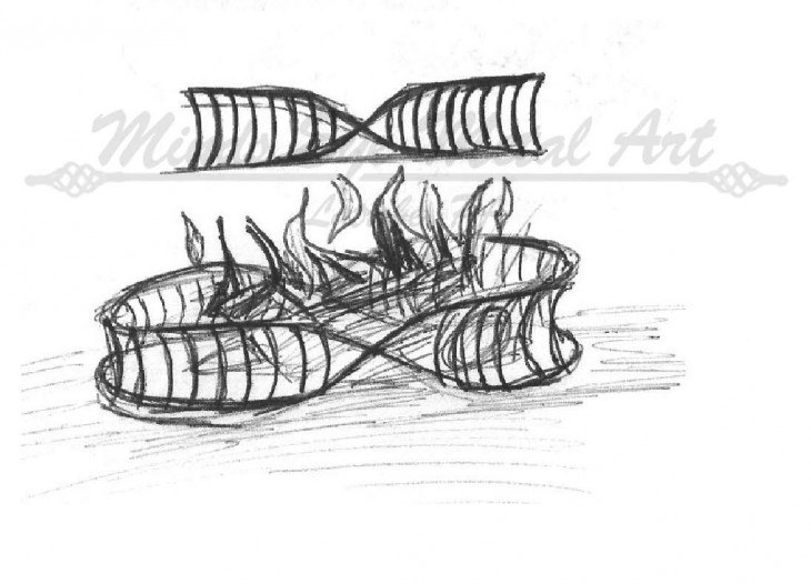 Fire Pit Sketch at PaintingValley.com | Explore collection of Fire Pit