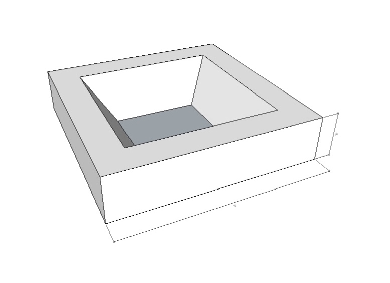 777x563 The Burleson K + D Designs - Fire Pit Sketch