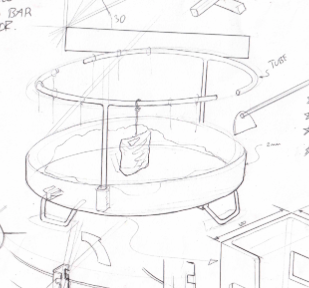 309x288 Craft Fire Pit - Fire Pit Sketch