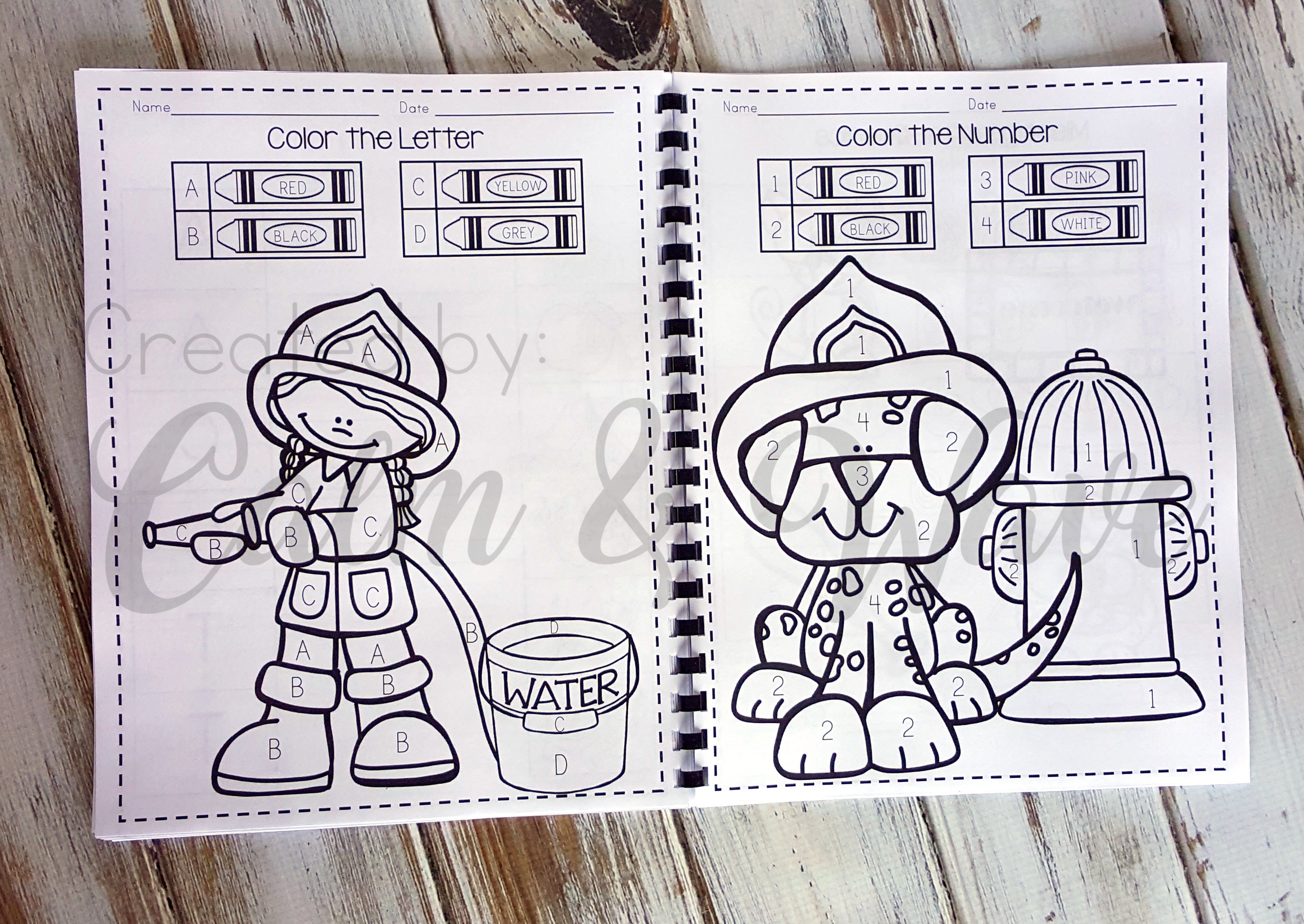 3010x2134 Fire Safety Thematic Unit Study Includes Reading Passages, Math - Fire Safety Sketch