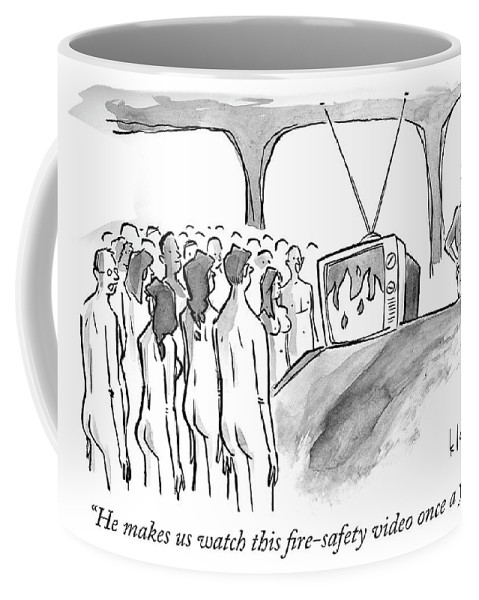 479x600 Fire Safety Video Coffee Mug For Sale By John Klossner - Fire Safety Sketch