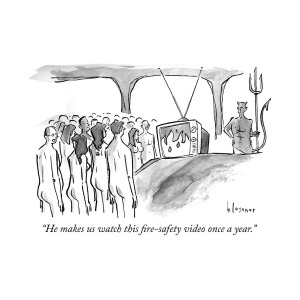 300x300 Fire Safety Video Drawing By John Klossner - Fire Safety Sketch