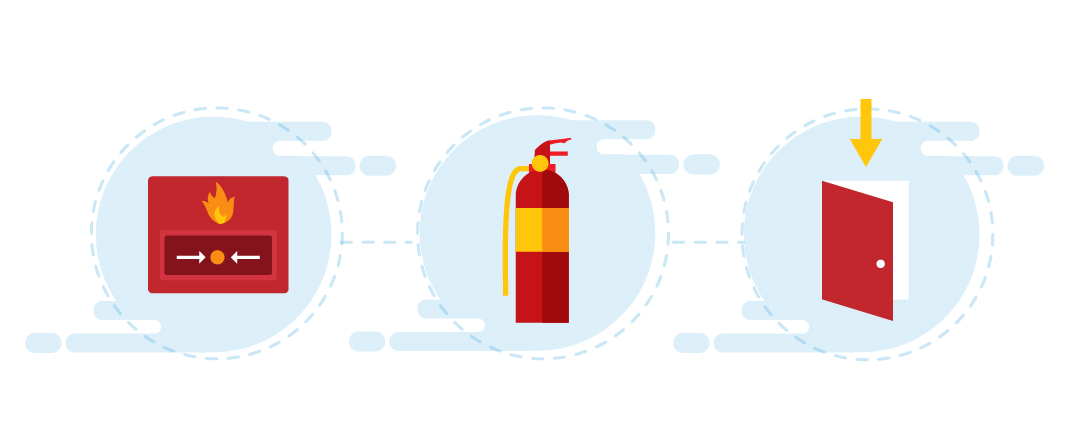 1080x448 Fire Safety For Your Holiday Rental - Fire Safety Sketch