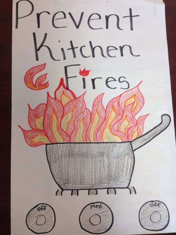 600x800 Nj Div. Fire Safety On Twitter Njdfs Congratulates State Poster - Fire Safety Sketch