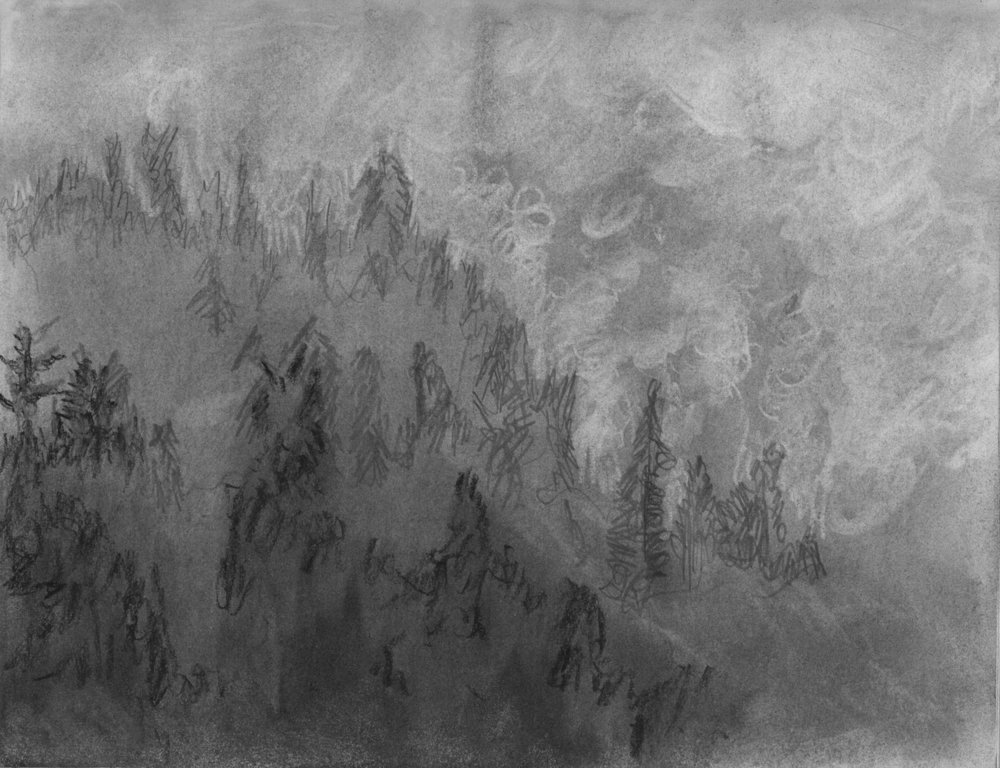 1000x768 Fire Field Drawings Eric Martin Projects - Fire Sketch