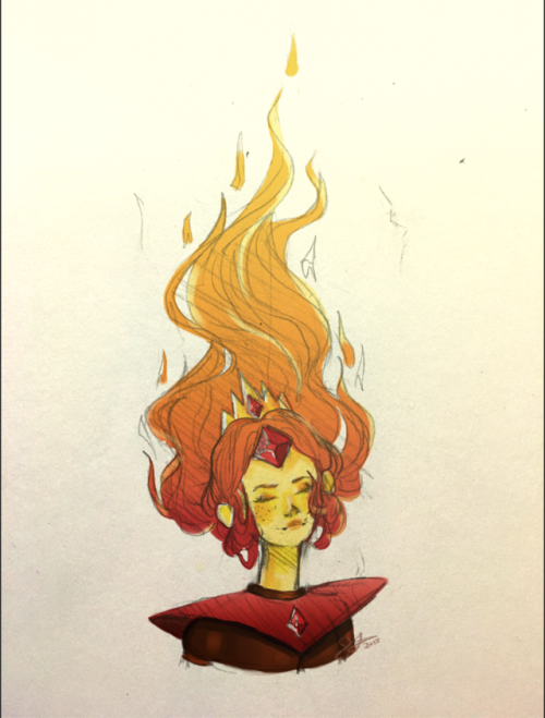 500x659 Fire Finn Sketch Tumblr - Fire Sketch