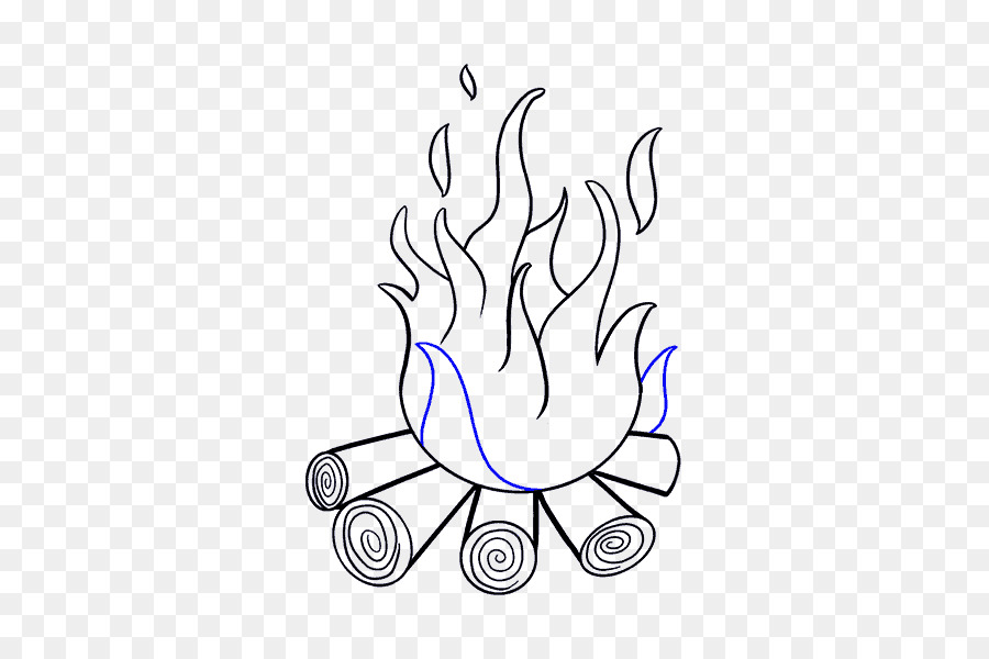 900x600 Drawing Fire Cartoon Sketch - Fire Sketch