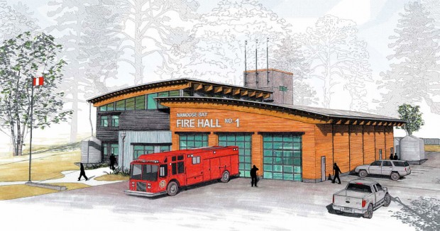 620x326 Nanoose Fire Hall Grand Opening Nanoose Volunteer Fire Department - Fire Station Sketch