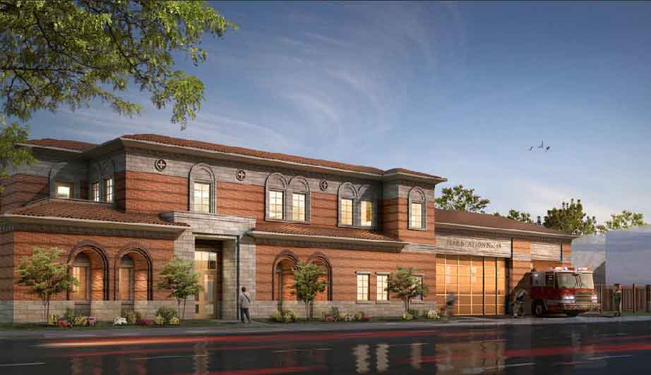 922x532 Officials Break Ground On Fire Station 15 - Fire Station Sketch