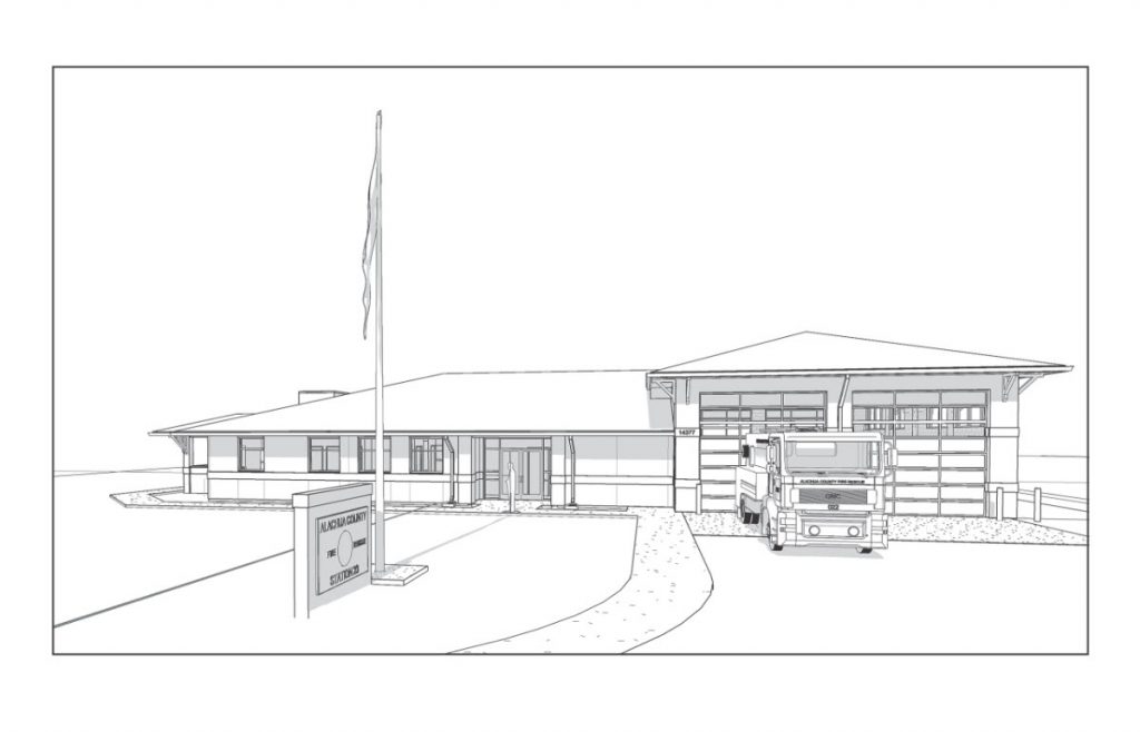 1024x658 Plans Being Made For A New Waldo Fire Station Wuft News - Fire Station Sketch