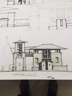 240x320 Central Fire Station - Fire Station Sketch