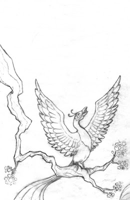 260x400 Will Draw For Cookies Firebird Drawing + Comp - Firebird Sketch