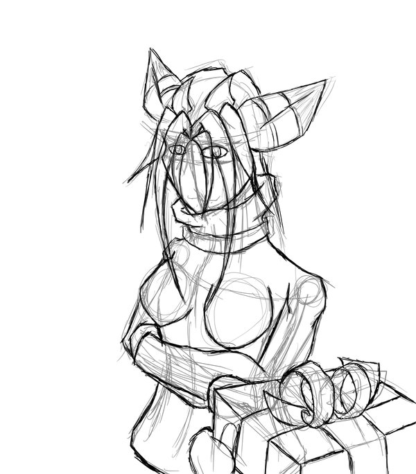 600x684 Firefly Sketch Xmas Gift By Cirotin - Firefly Sketch