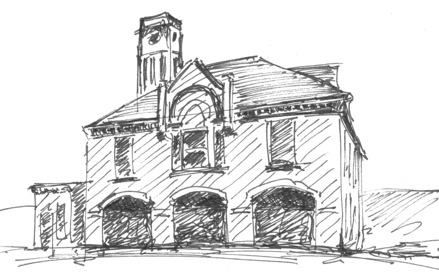 1472x924 Historic Framingham Old Firehouse On Hollis Street - Firehouse Sketch