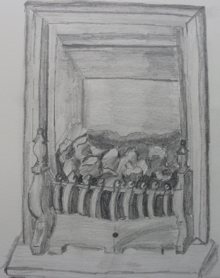 750x949 Quick Fireplace Sketch By Simon0239 - Fireplace Sketch