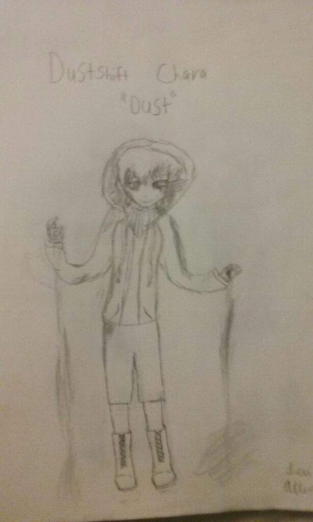 614x1024 My First Sketch For Dustshift Undertale Amino - First Sketch