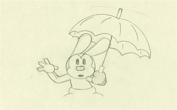 620x387 Rare Image Of Mickey Mouse Predecessor Oswald The Lucky Rabbit On - First Sketch Of Mickey Mouse