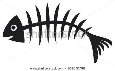 450x281 Pictures Of White Fish Skeleton Fish Bone (Illustration Of Black - Fish Bone Sketch