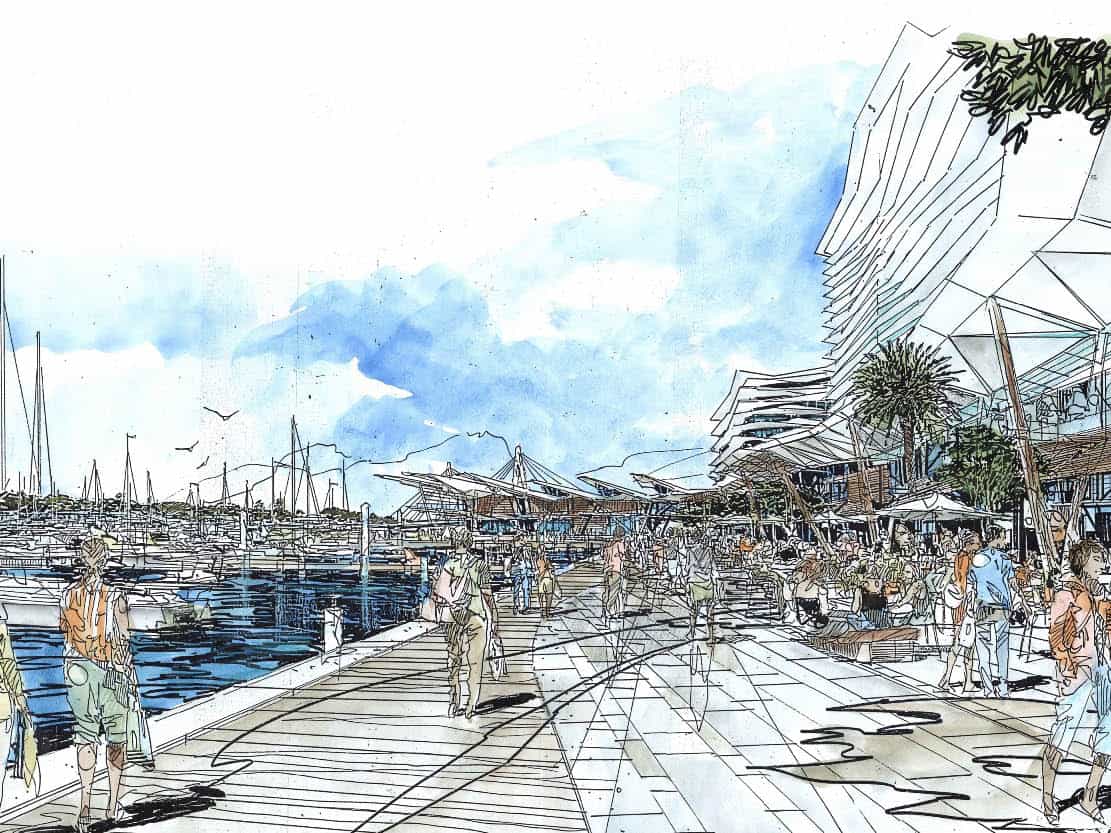 1111x833 Sydney Fish Market Nsw - Fish Market Sketch