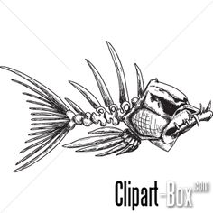 236x236 82 Best Fish Skeletons Images Fish Skeleton, Pisces - Fish Skeleton Sketch