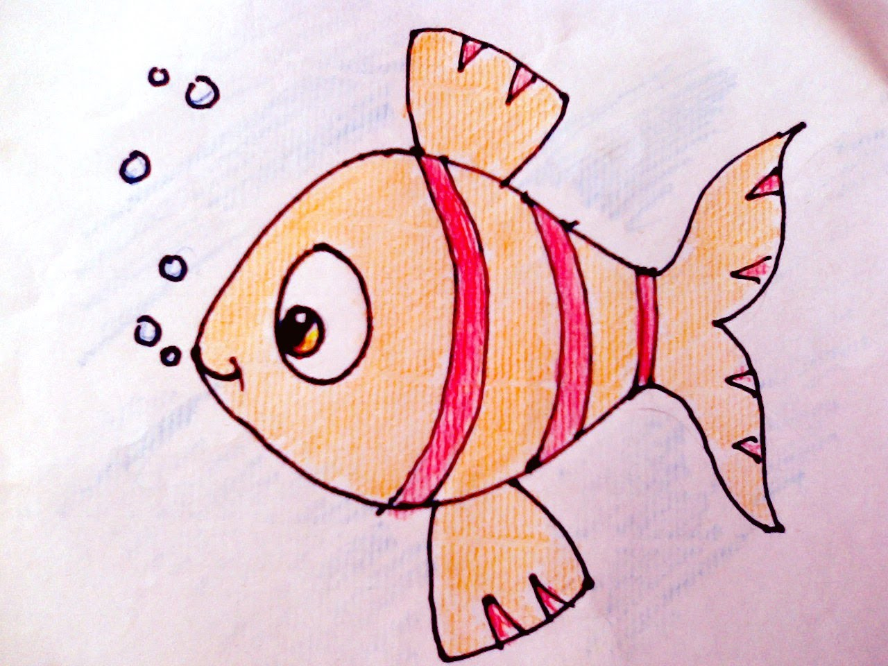 1280x960 Fish Drawing Easy Fish Drawing For Kids Coloring Pagaes - Fish Sketch For Kids