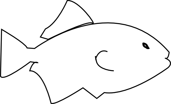 600x365 Fish Sketch Clip Art - Fish Sketch Images