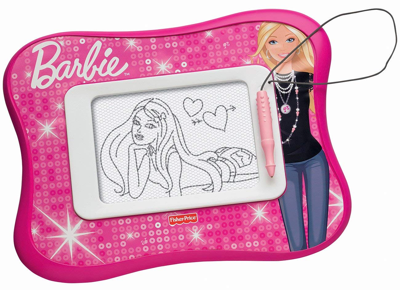 1300x943 Fisher Price Barbie Magnetic Drawing Pad Screen Amazon.co.uk - Fisher Price Etch A Sketch