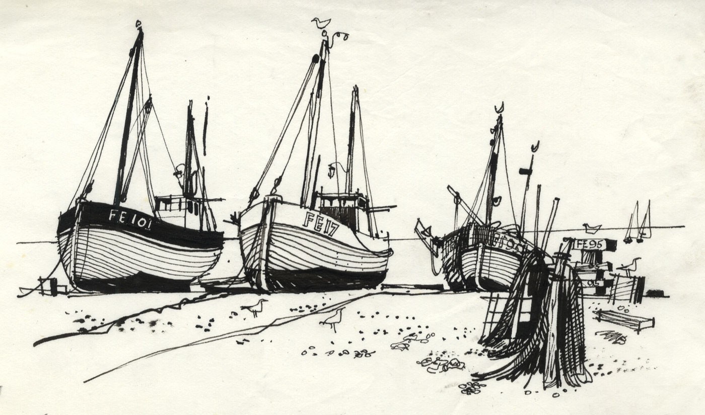 1400x825 Paul Sharp - Fishing Boat Sketch