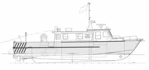 474x223 Commercial Fishing Boat Drawing. Chesapeake Buy Boat Dry Dock - Fishing Boat Sketch