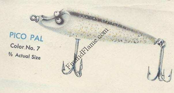 604x325 Pico Lure Sales Sheet - Fishing Lure Sketch