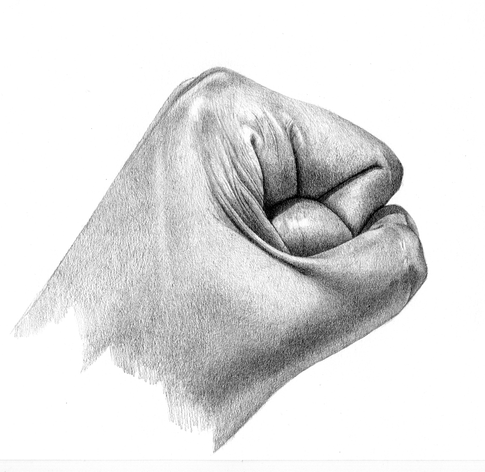 1000x973 Fist Sketch Yoshink - Fist Sketch