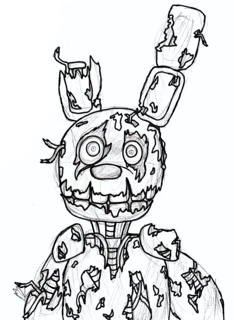764x1045 Five Nights - Five Nights At Freddys Sketch