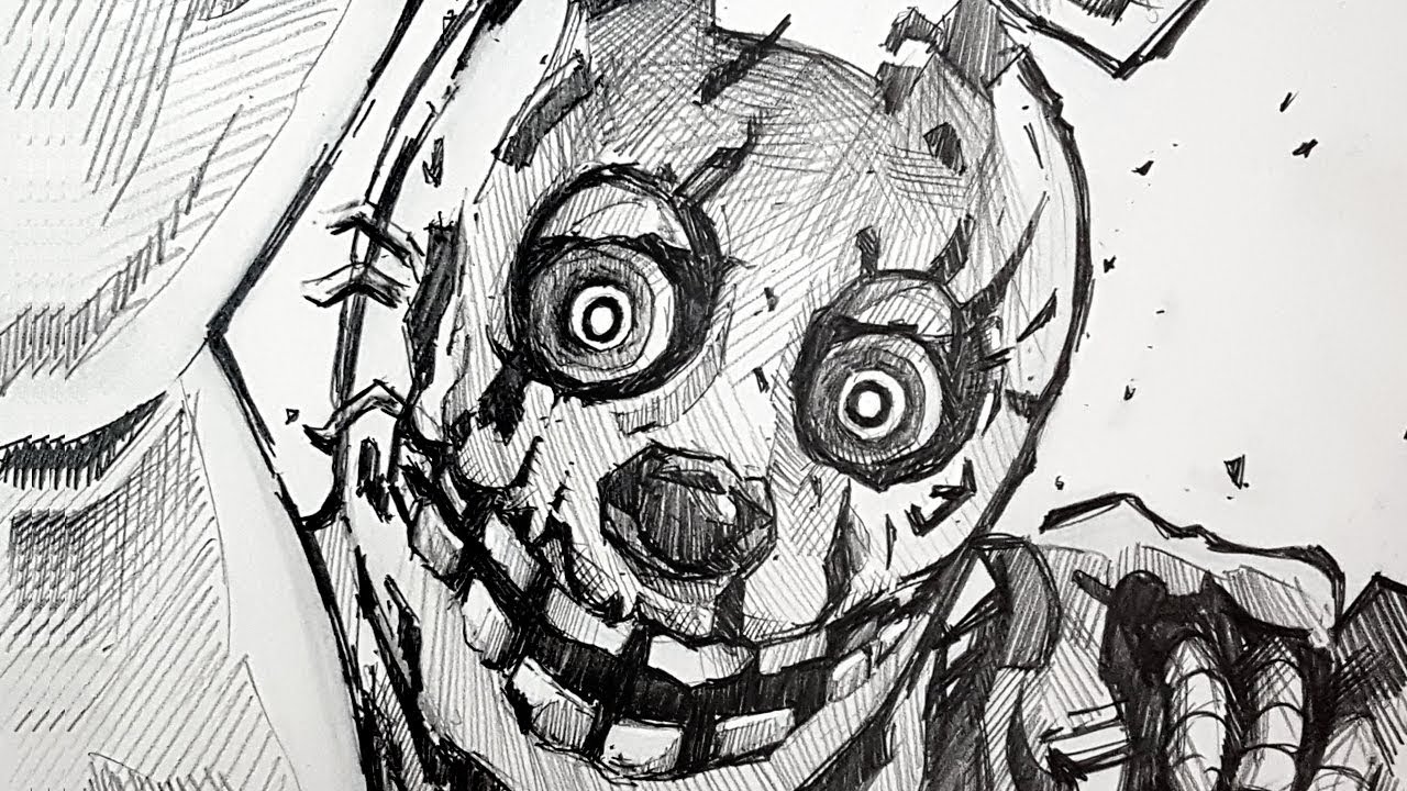 Five Nights At Freddys Sketch At Explore Collection Of Five Nights At 