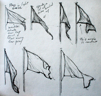 400x378 Gurney Journey Seven Flags Deconstructed - Flag Sketch