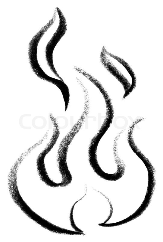 541x800 Fire And Flame Sketch Stock Photo Colourbox - Flame Sketch
