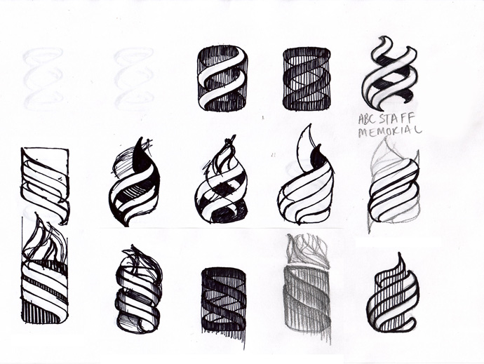 690x519 The Logo That Became The Flame About The Abc - Flame Sketch