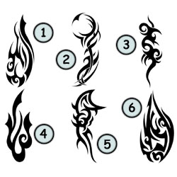 250x250 How To Draw Tribal Flames - Flame Tattoo Sketch
