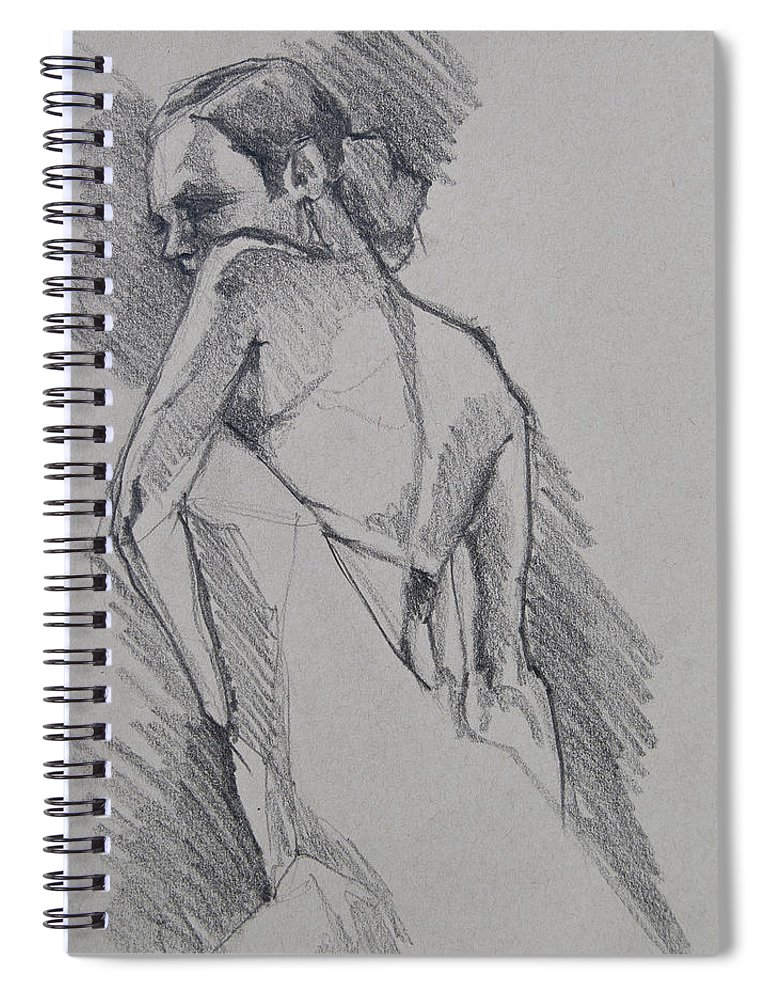 770x1000 Flamenco Dancer Sketch Spiral Notebook For Sale By Jani Freimann - Flamenco Dancer Sketch