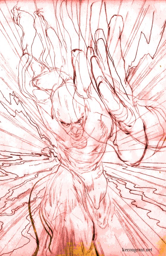 559x864 Keron Grant Blog Flash Sketch - Flash Running Sketch