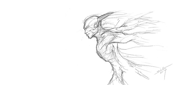 600x277 Reverse Flash - Flash Sketch
