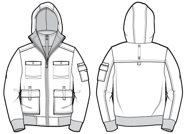 600x429 Flat Sketches On Behance - Flat Sketches