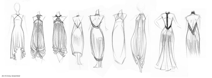 680x251 Design Fashion Illustration, Flat Sketches, Textile Prints By - Flat Sketches