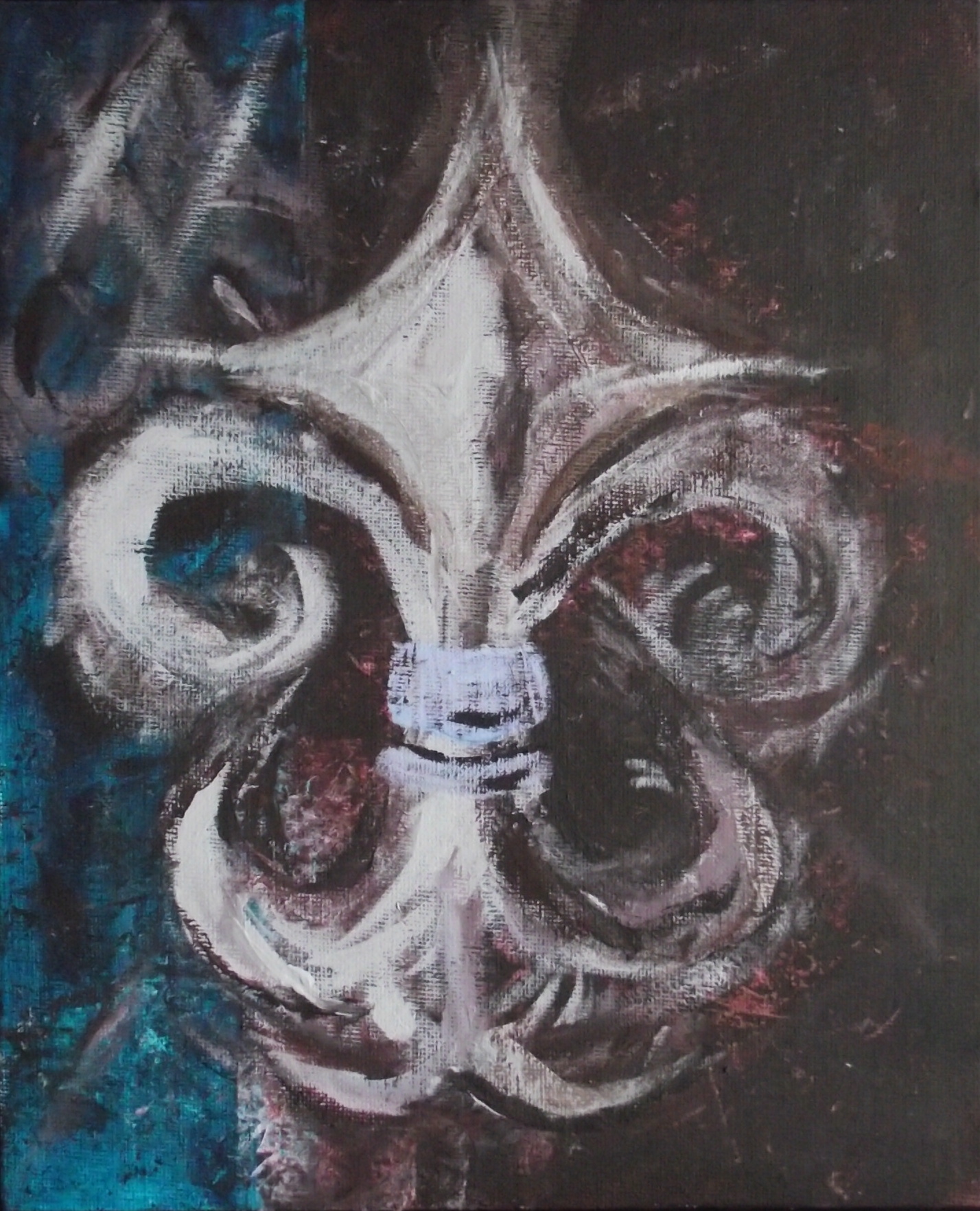 1428x1764 Matthew A Bennett Fleur De Lis Paint Sketch (The First Symbol I E - Fleur De Lis Sketch
