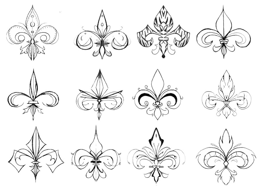 900x669 Clipart Fleur De Lis Fotosearch Search Clip Art Illustration - Fleur De Lis Sketch