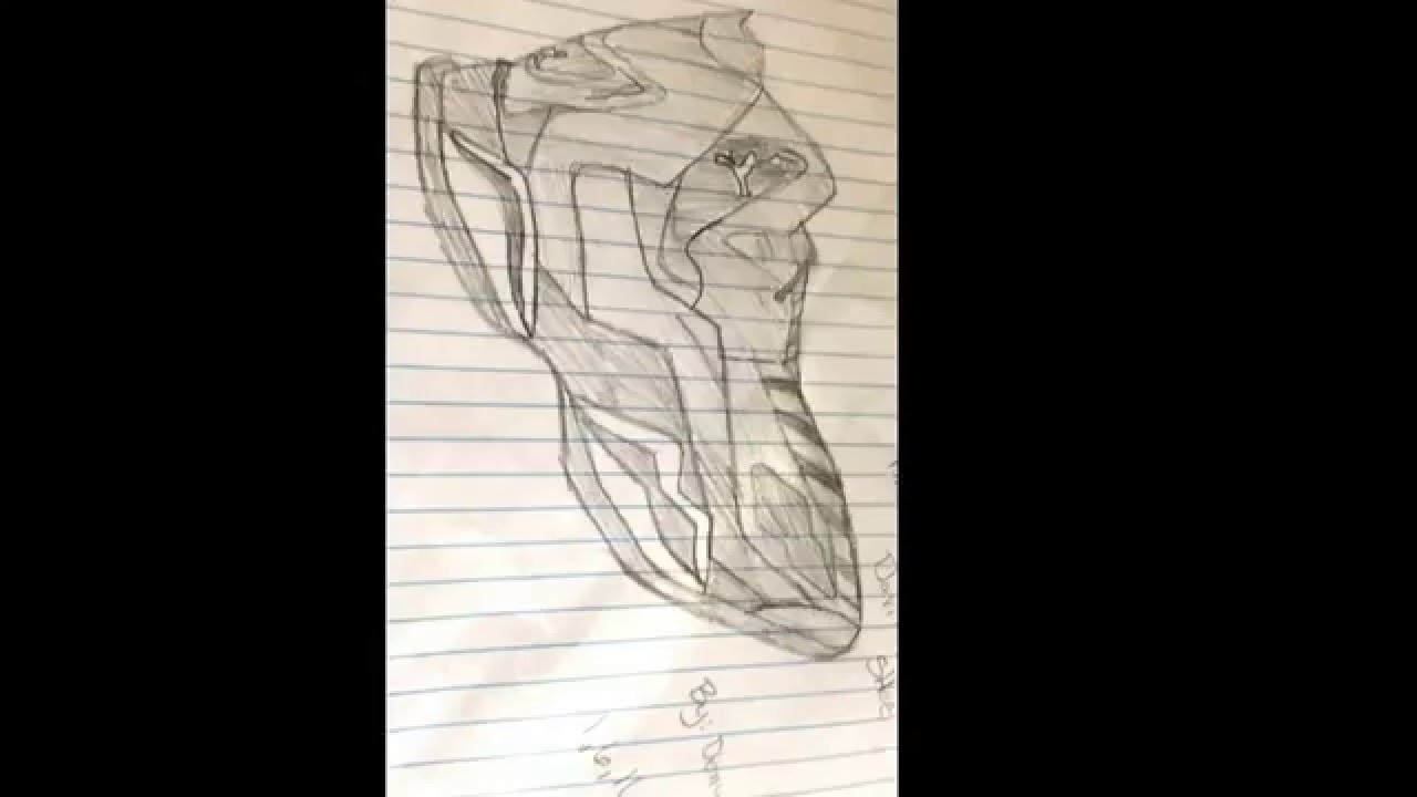 1280x720 Jordan True Flight Sketch - Flight Sketch